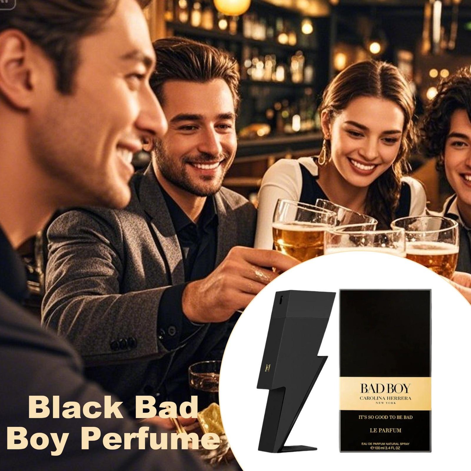 Ch Bad Boy Le Parfum by Men EDP 3.3 / 3.4 oz New In Box