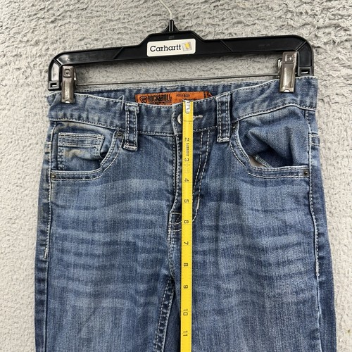 Rock & Roll Hooey Jeans Boys Size 14R BB Gun Boot Cut Dark Wash Denim 28x30 - Picture 4 of 10