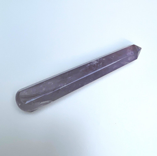HellLila Amethyst Healing Spitze poliert geschliffen facettiert ca. 11 cm lang