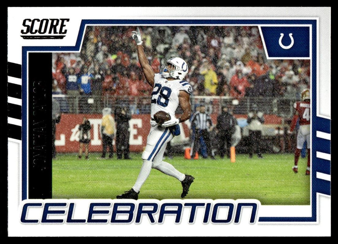 2022 Score Celebration Jonathan Taylor Indianapolis Colts Football Card #C-JT