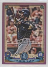 2019 Topps Gypsy Queen Mega Box Purple Starling Marte #35 f2s