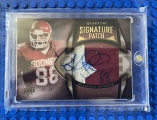 2013 Upper Deck Quantum Signature Patches #119 Keith Jackson/30 Auto Patch