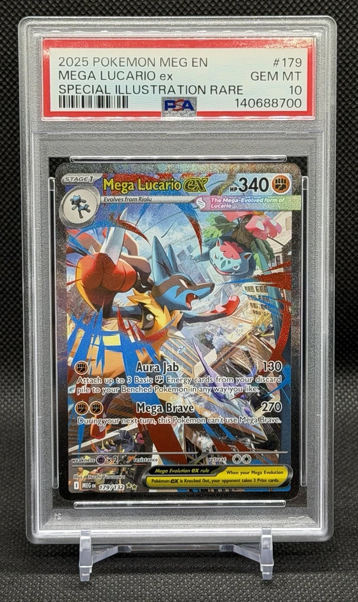 Lucario Pokémon TCG Professional Sports Authenticator (PSA