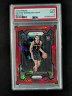 2023-24 Panini Prizm VICTOR WEMBANYAMA Rookie RC Red Ice Prizm #136 PSA 9