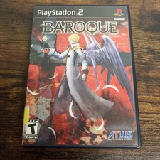 Baroque (Sony PlayStation 2, 2008) PS2 RPG, ATLUS, CIB, Complete W Manual