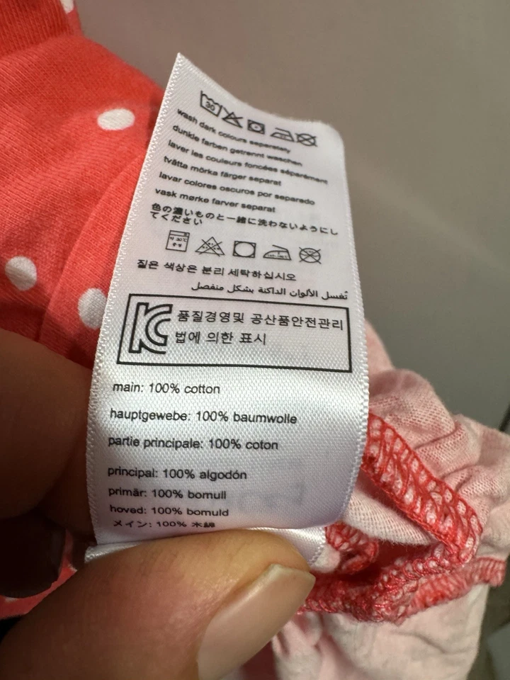 Joules девочек 11 Summer мороженое горошек 100% хлопок платье розовый пятно - Изображение 4 из 4