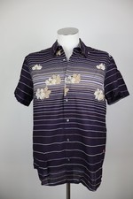 Hugo Boss Men's Casual Vintage Shirt Cotton Short Sleeves Size L