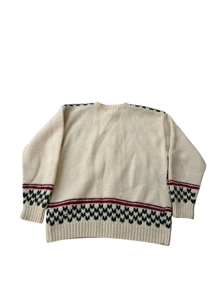 VTG The Woolrich Woman XL 100% Wool Button Cardigan Sweater Sheep Cottagecore - Image 2 of 4