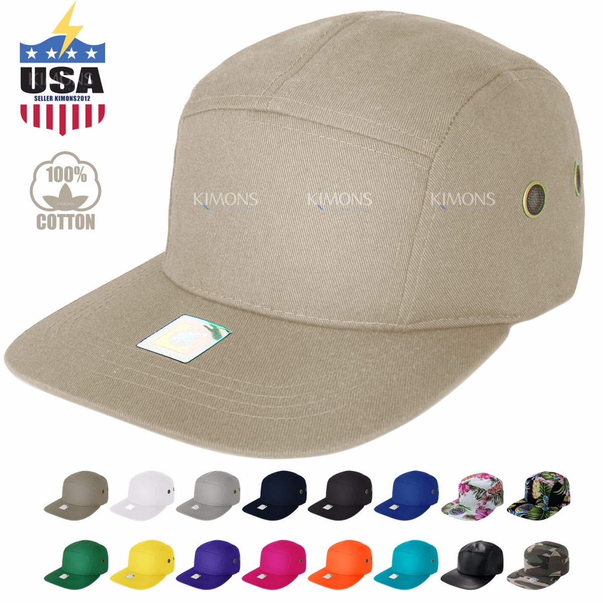 PLAIN OLD SCHOOL BLANK PANEL FLAT BRIM SNAPBACK ARMY BASEBALL