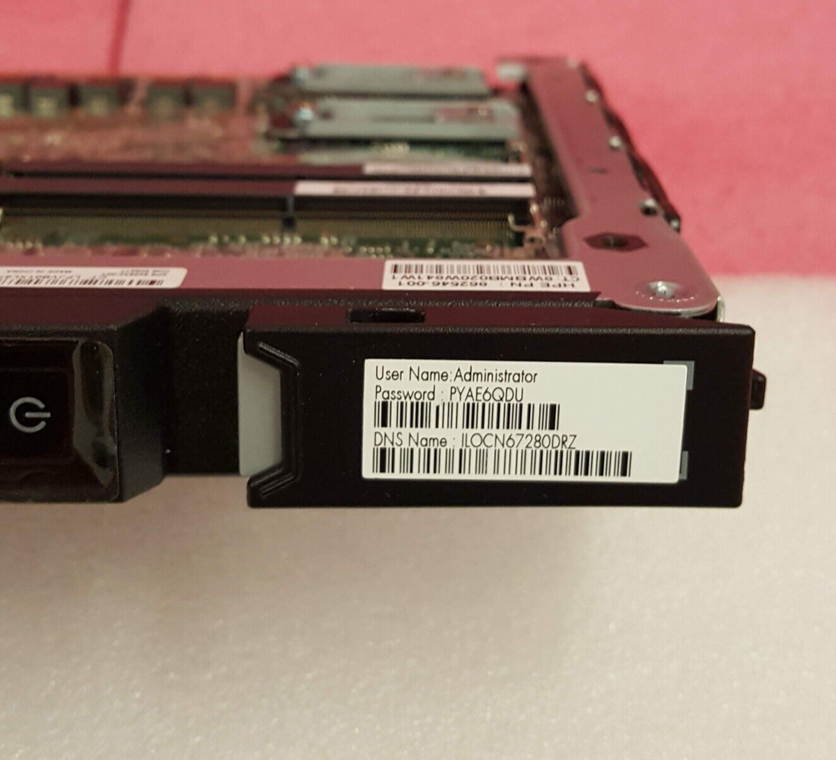 HP 4 CORE M710X SERVER CARTRIDGE CARD 862546-001 PreInstalled 8GB