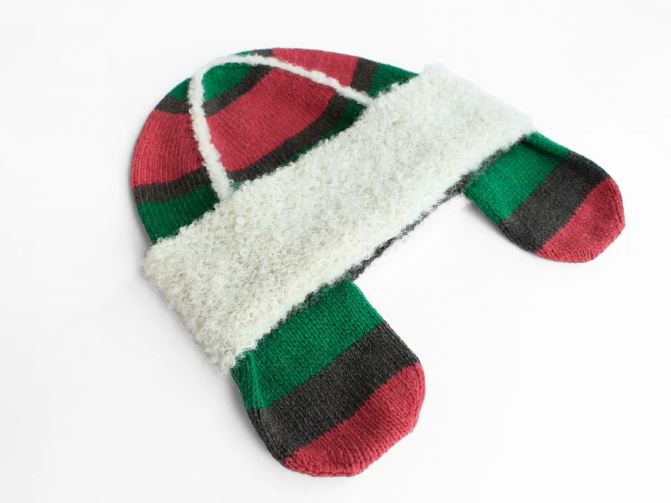 Regalo de Navidad Cashmere Invierno Sombrero NUEVO - Hecho a mano por Lana Sobre Piel Foto 2 de 2