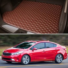Car Trunk Mat Custom Fit Cargo Liner Mat For 2014-2018 15 16 17 Kia Forte Sedan