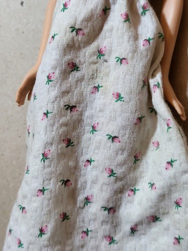 2009 2010 Mattel Barbie Fashionistas Flower dress needs cleaning 4 ooak C194 - Picture 4 of 9