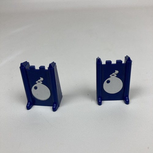 2 Blue Bomb 1970 Milton Bradley Stratego Game Replacement Pieces