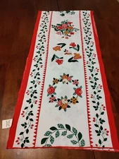  VINTAGE TABLE RUNNER  FALLANI & COHN HOLIDAY 15" x 66"