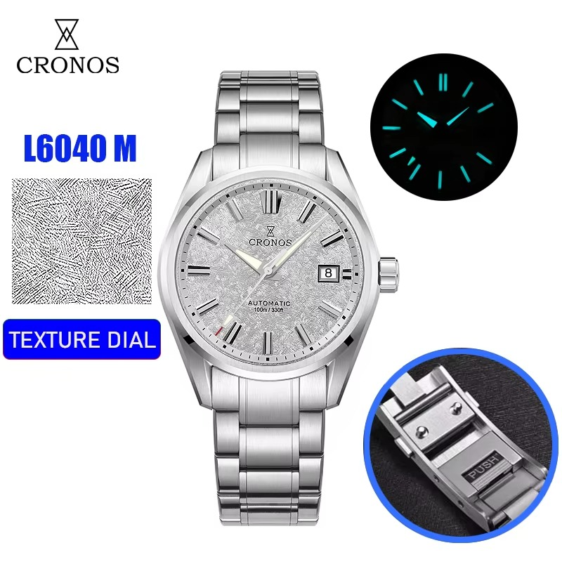 San Martin Cronos Seamaster 300 Cronos Texture Luxury Men Business