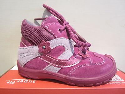 Superfit Lauflern-Stiefel pink Lederfußbett  324  Neu !!!