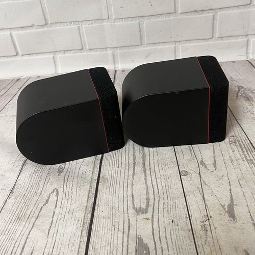 2 Bose Lifestyle Surround Sound Single Cube Speakers Black Wired - Picture 5 of 6