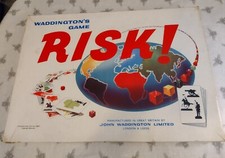 Vintage RISK Board Game The World Conquest Game Waddingtons boxed VGC