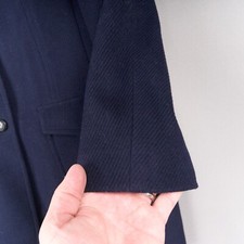 Manteau Blazer Talbots Bleu Marine Laine - Taille 14, Doublé, Très Bon état