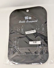Unbranded 16 Inch Boot Support Shaper Reusable Form Inserts (Black, Unisex)