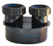 110mm Soil  DUAL Waste Adaptor For 40mm, 32mm Combinations Adaptor Soil Two Way