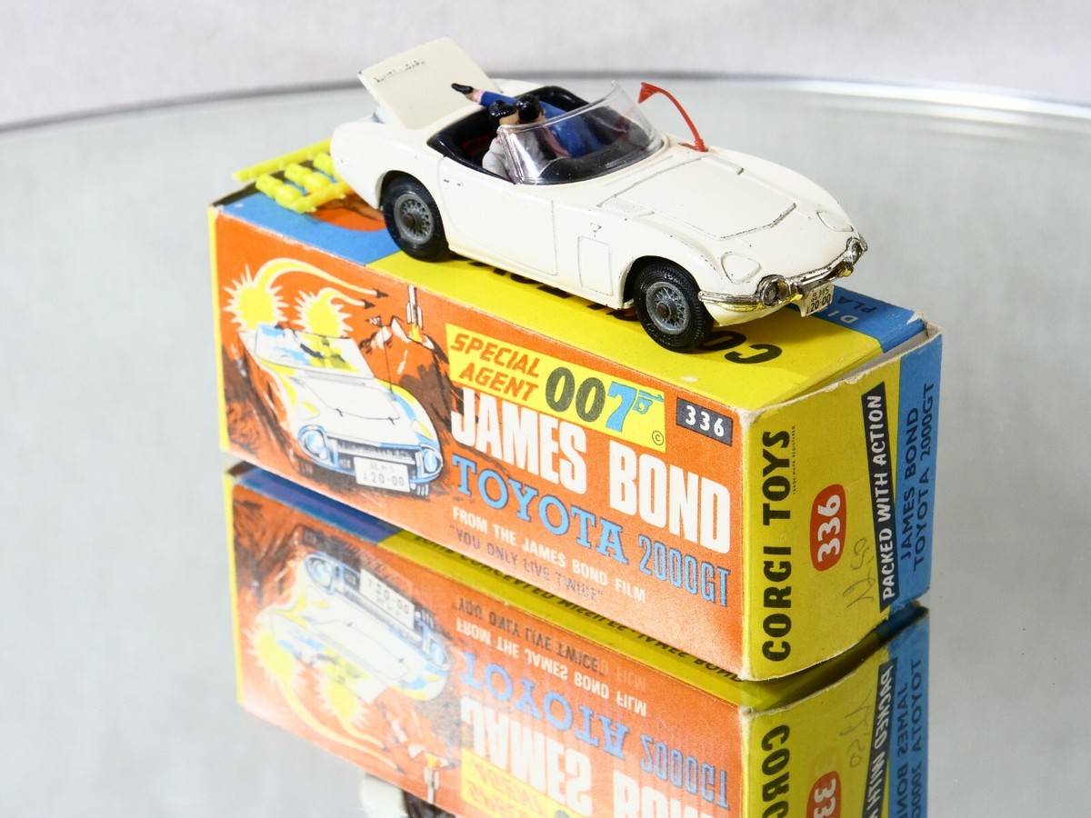 【Corgi 336】James Bond Car TOYOTA 2000GT 1967 JAMES BOND 007 Toyota 2000GT CORGI 336 C-6.5 in