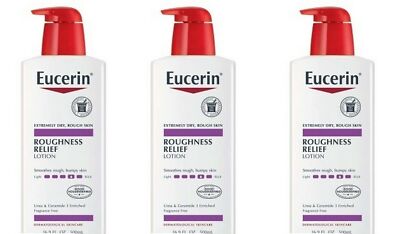 BL Eucerin Lotion Roughness Relief 16.9 oz - THREE PACK