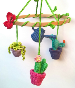 cactus baby mobile