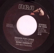 NONA HENDRYX DESIGN FOR LIVING/TRANSFORMATION RCA RECORDS VINYL 45 68-110