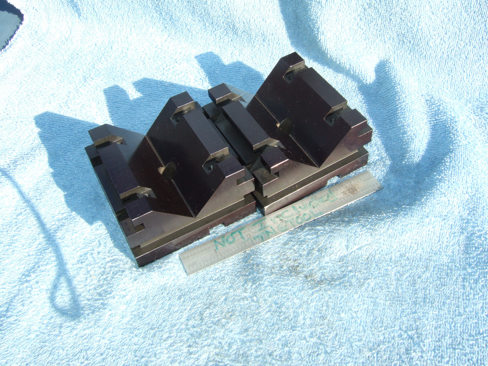 V BLOCK SET NOS USA TOOLMAKER MADE FOR YOUR BRIDGPORT MACHINIST VINTAGE OLD TOOL