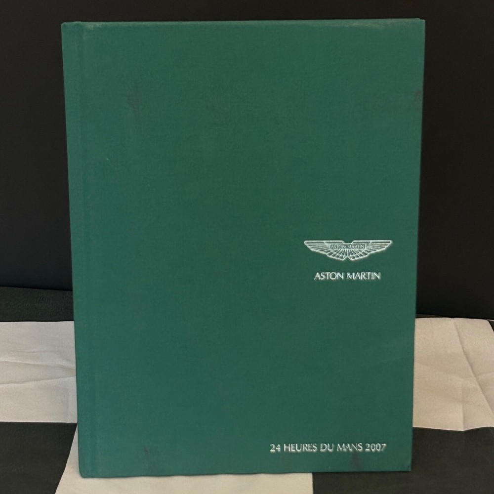 Signed David Brabham Aston Martin Racing 24H Le Mans 2007 DBR9 GT1 Book