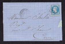 [Marcophilie] - Villers-Bocage / Caen - 1868 - TBE