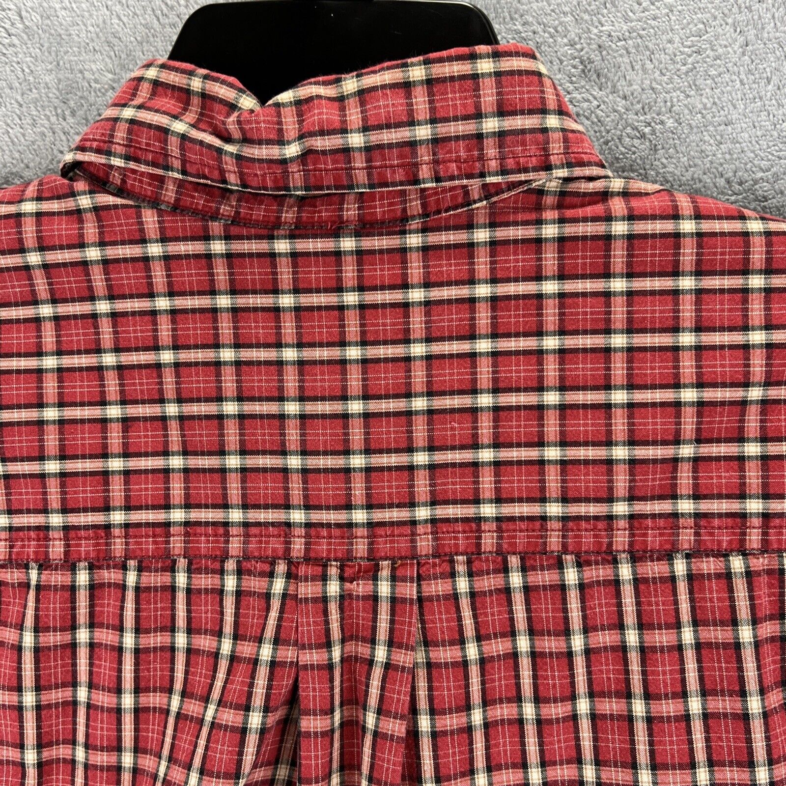 Carhartt Shirt Adult Large Red Black Plaid Cotton… - image 7