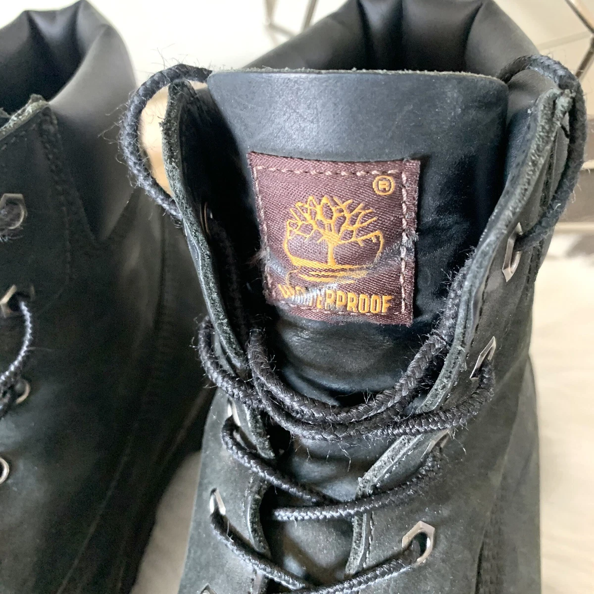 Timberland Black Boots 6 inch Basic 10910M Women 7 EU 40 Waterproof