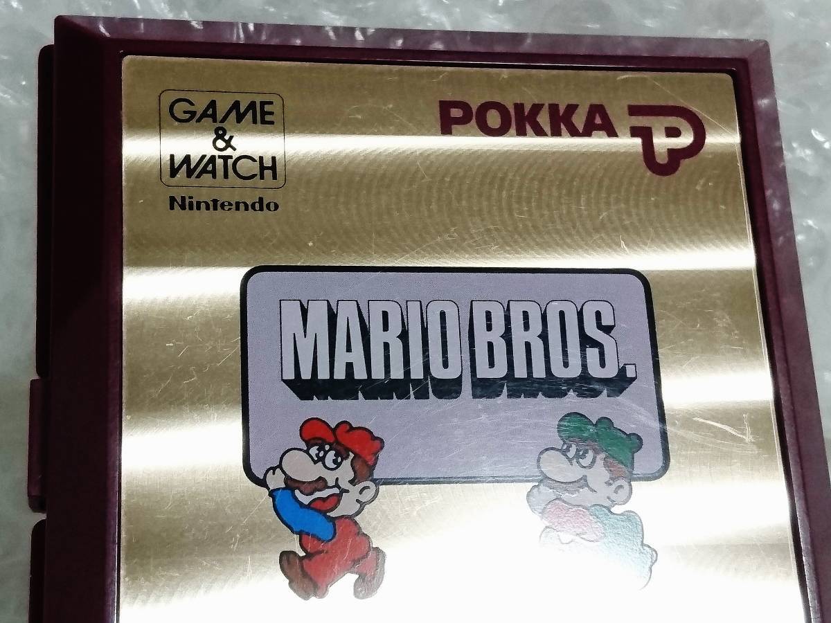 Nintendo Game Watch Multiscreen Mario Bros. POKKA MW-56 Pokka 1983
