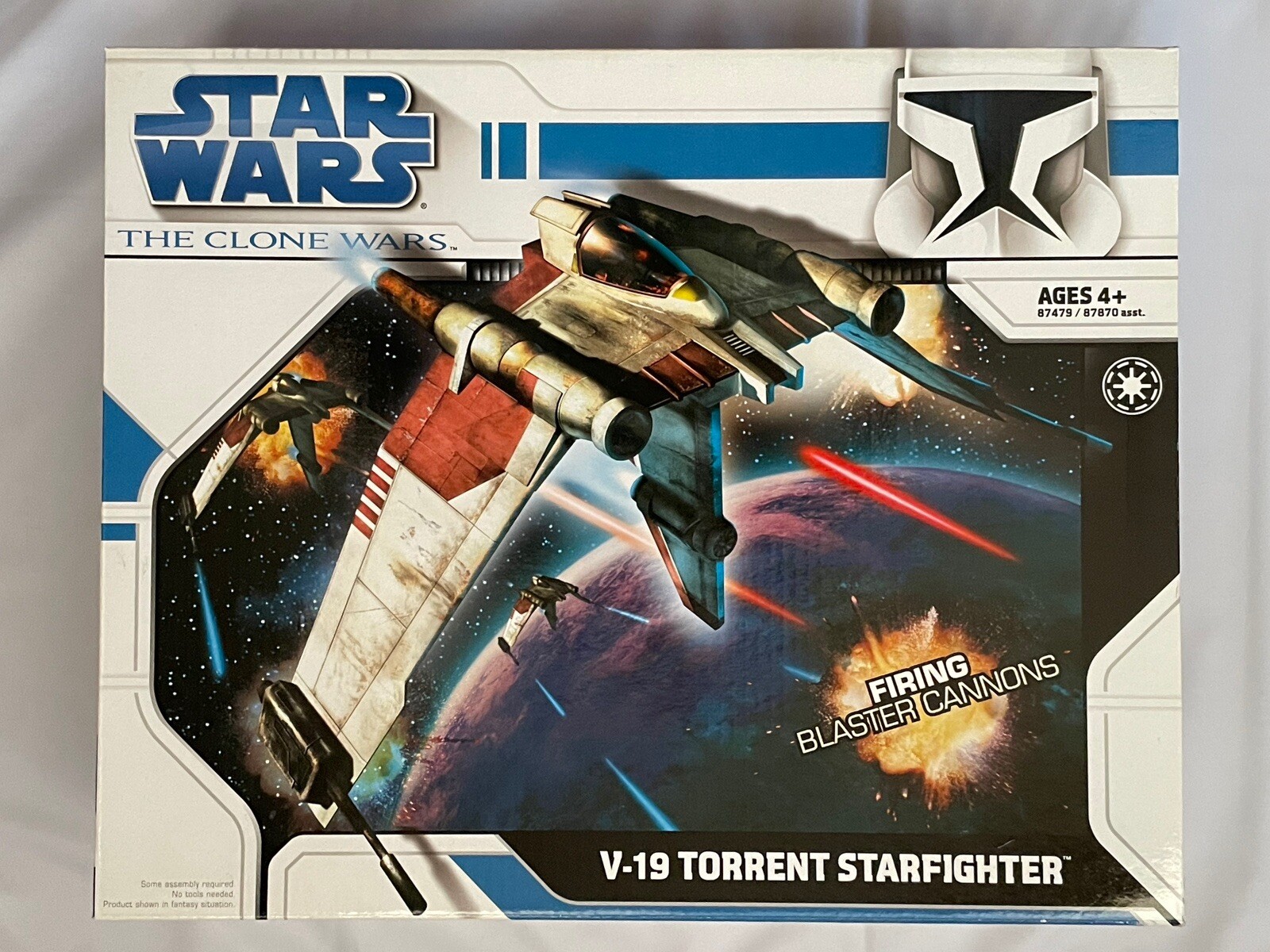 Star Wars Clone Wars V-19 Torrent Starfighter 3.75