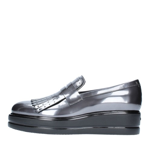 AML061_HOGA Scarpe Mocassini HOGAN Donna Grigio | eBay