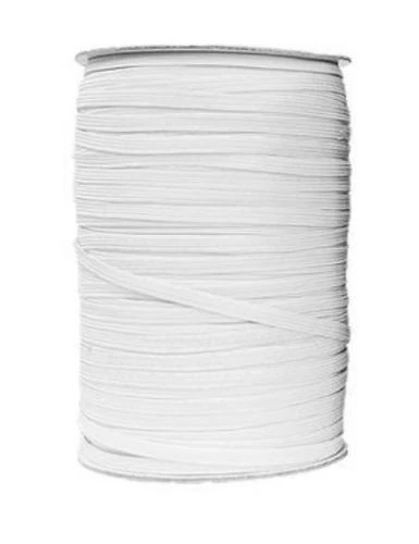 Elástico Plano ELASTIC 12 CORD, 10mm Ancho, Negro O Blanco, Varios Largo - Imagen 1 de 1