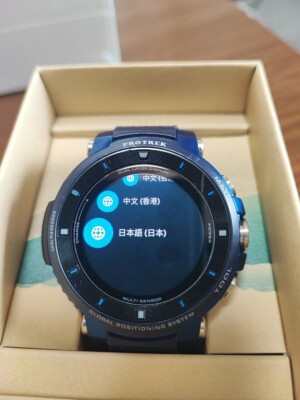 CASIO Outdoor watch PRO TREK Smart WSD-F30 Blue Men's Equipped