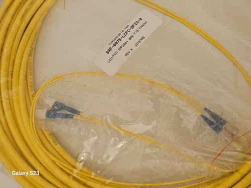 CORNING 75FT SINGLE MODE LC-FC FIBER OPTIC RISER CABLE - Picture 4 of 7