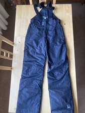 Pantaloni Quechua Sci Snowboard Salopette Nero Taglia 42 Large