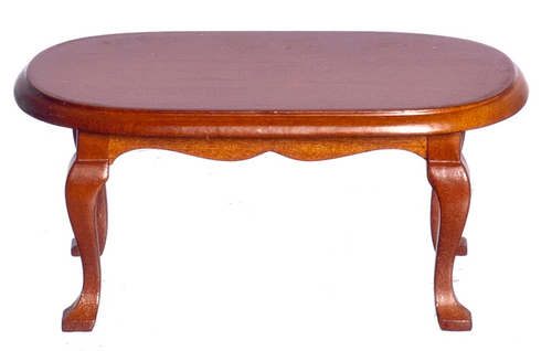 Dolls House Coffee Table Walnut Colour Miniature 1:12 Scale I Jaspers Miniatures