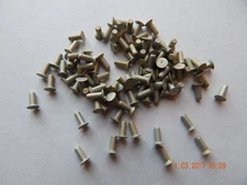 ALUMINUM COUNTERSUNK FLAT HEAD SOLID RIVETS 3/32 x 1/4" 80 PCS. NEW