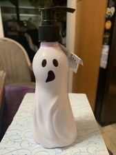 Halloween GHOST HAND SOAP DISPENSER Coconut Lime Refillable Brand New Tags