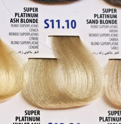 Mirna Permanent Hair Coloring Cream Super Platinum Ash Blonde S11.10 NEW 3.4oz