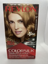 Revlon Colorsilk Beautiful Color w/ Keratin Hair Color #57 Lightest Golden Brown