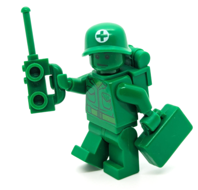 LEGO Toy Story Green Army Man Medic Backpack Minifigure (toy002