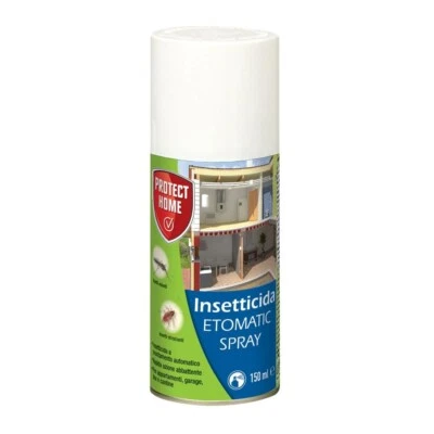 SBM LIFE SCIENCE PROTECT HOME Etomatic Spray 150 ml Insetticida Aerosol Totale a Svuotamento