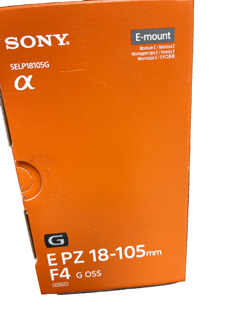Sony E PZ 18-105mm F4 G OSS Zoom SELP18105G for Sony E- New Sony E PZ 18-105mm F4 G OSS Zoom SELP18105G for Sony E- New